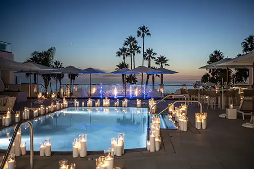 Holiday bash for Strategic Hotels & Resorts at The Regent Hotel in Santa Monica, CA
