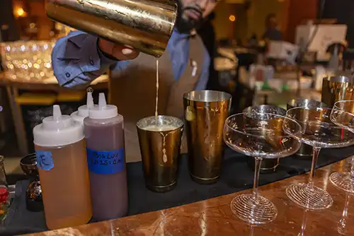 Creative bartenders at the TORO grand opening party in The Fairmont, Chicago